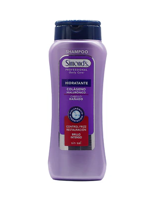 Shampoo Hidratante Colágeno hialurónico 400 ml. Simond´s