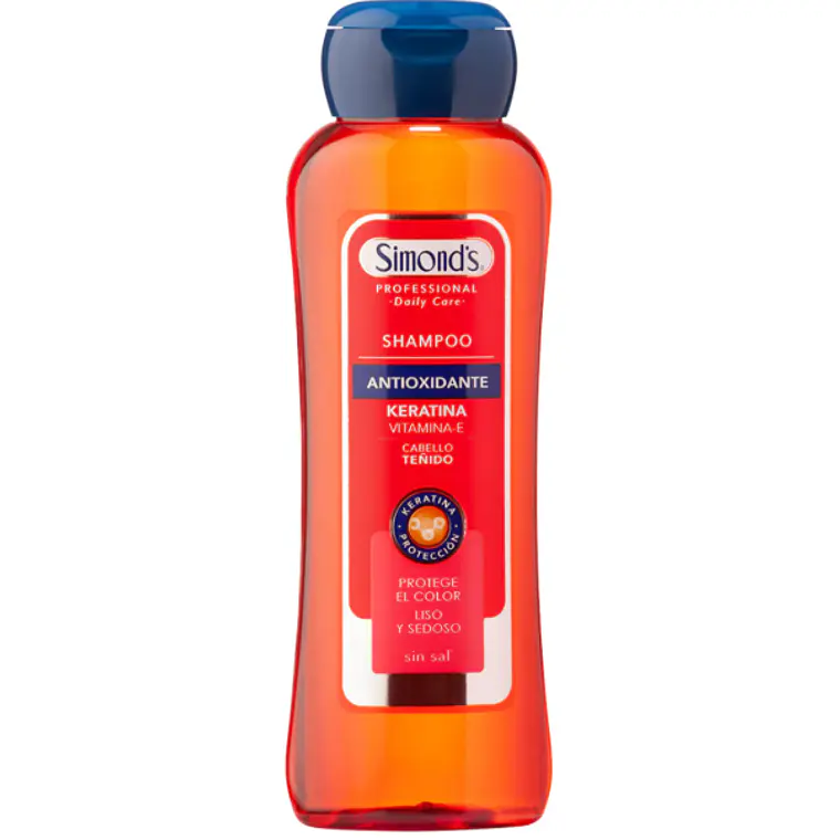 Shampoo Antioxidante Keratina Vitamina E 410 ml. Simond's 1