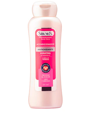 Acondicionador Antioxidante Keratina Vitamina E 410 ml. Simond's
