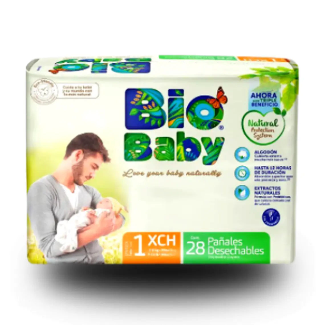 Bio Baby Pañal ecológico XCH 28 Unidades. 1
