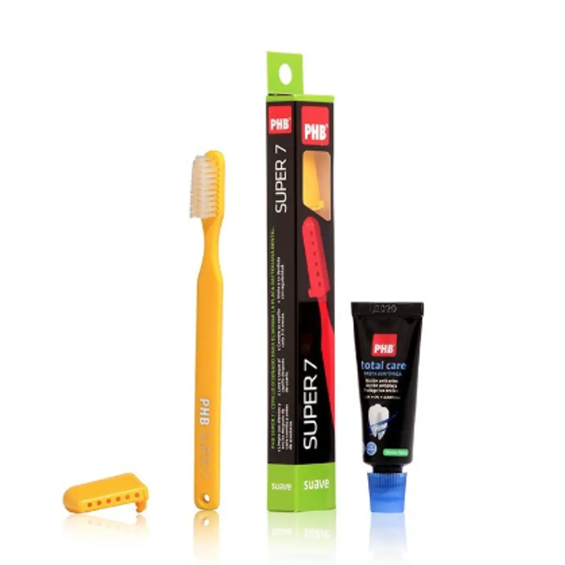 PHB Pack Cepillo Super 7 Suave + Pasta total 15 ml.  1