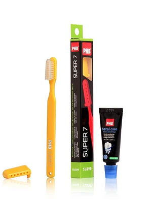 PHB Pack Cepillo Super 7 Suave + Pasta total 15 ml. 