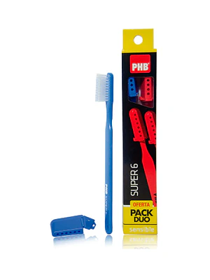 PHB Cepillo dental Super 6 Pack Duo.