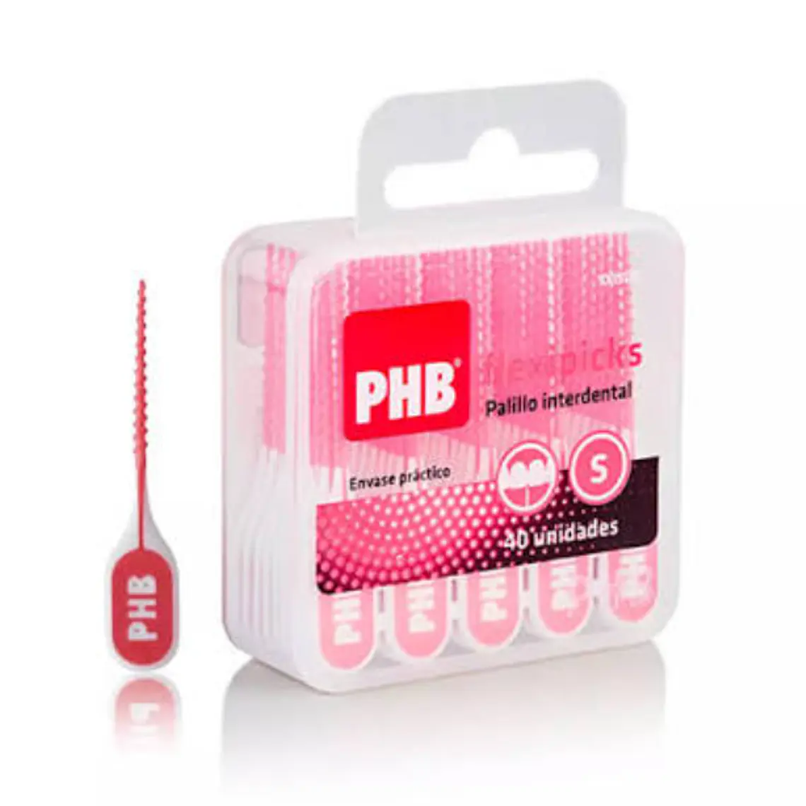 PHB Palillo interdental Flexipicks Recto 40 Unidades. 1