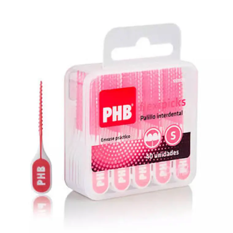 PHB Palillo interdental Flexipicks Recto 40 Unidades. 1