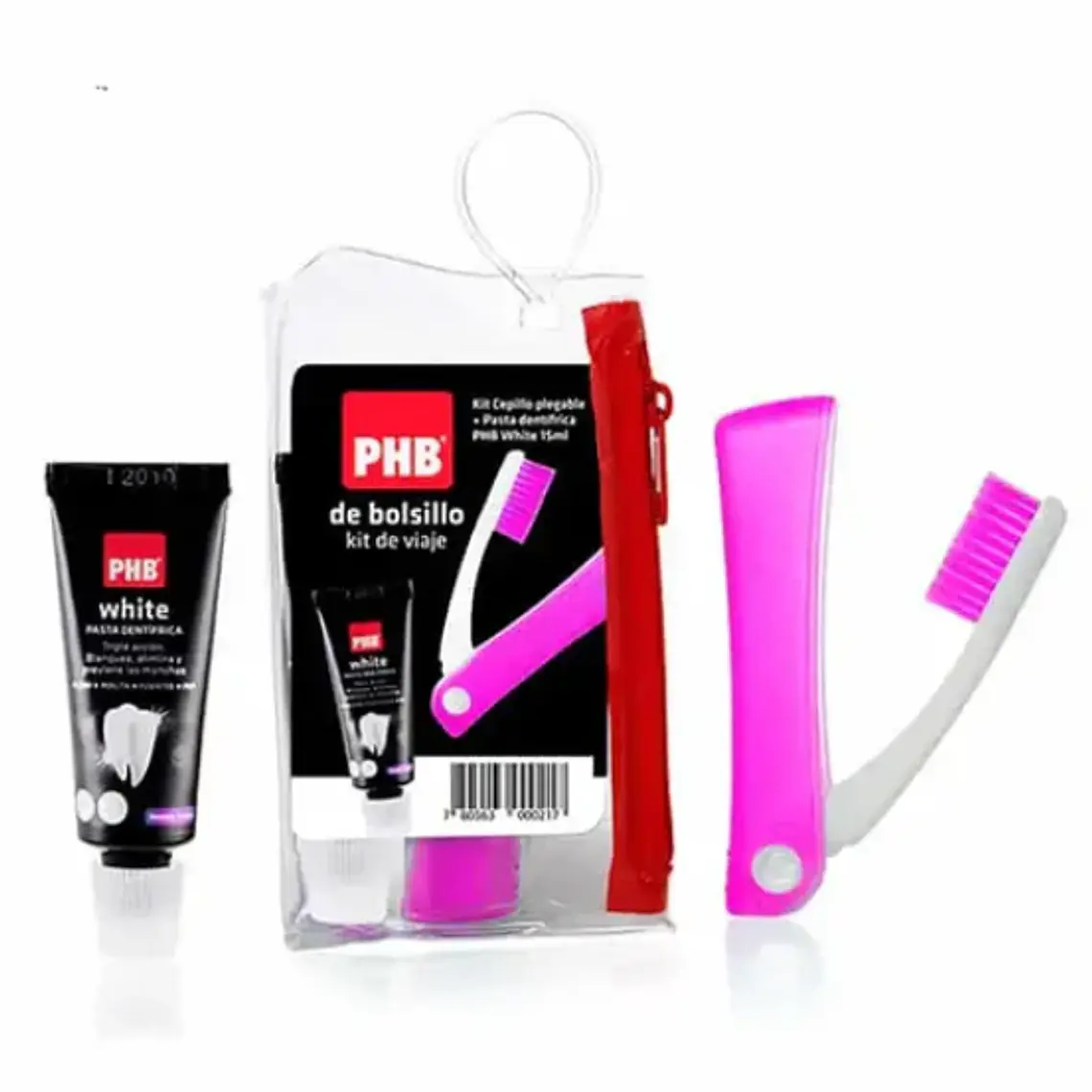 PHB Kit de viaje  Cepillo viajero + Pasta 15 g. 1