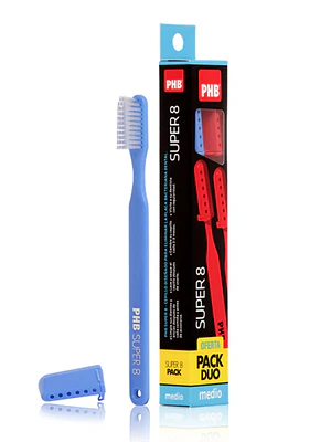PHB Cepillo dental Super 8 Duo Pack 2 Unidades.