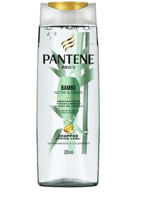 Pantene Shampoo Bambú 200 ml.