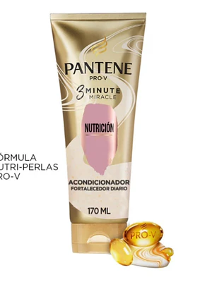 Pantene Acondicionador 3 Minutos Nutrición 170 ml.