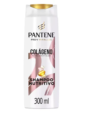 Pantene Shampoo Colágeno 300 ml.