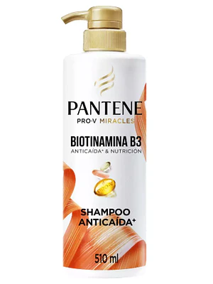 Pantene Shampoo Biotamina B3 Anticaída 510 ml.