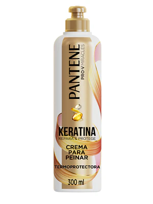 Pantene Crema para peinar Keratina 300 ml.