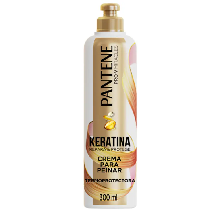 Pantene Crema para peinar Keratina 300 ml. 1