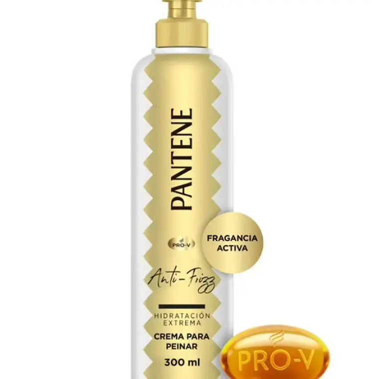 Pantene Crema para pinar Anti-frizz Hidratación extrema 300 ml. 1