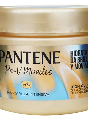 Pantene Pro-V minerales Mascarilla Intensiva  Hidrata, brillo  y movimiento 300 ml.