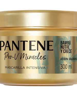 Pantene Pro-V Minerales Mascarilla Intensiva Bambú Nutre y crece 300 ml.