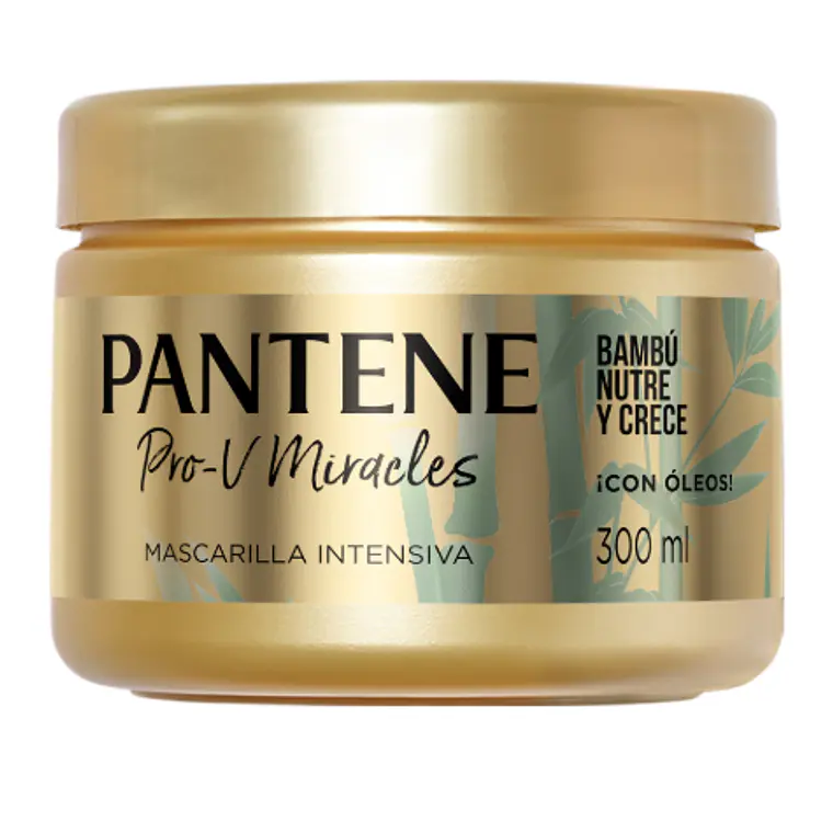 Pantene Pro-V Minerales Mascarilla Intensiva Bambú Nutre y crece 300 ml. 1