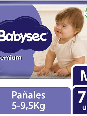 Pañal Babysec Premium 70 Unidades.