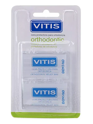 Vitis Cera protectora Orthodontic  Pack 2 Unidades.
