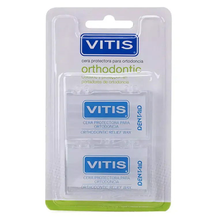 Vitis Cera protectora para ortodoncia Orthodontic Pack 2 Unidades. 1