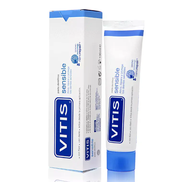 Vitis Pasta dental Sensible 100 ml. 1