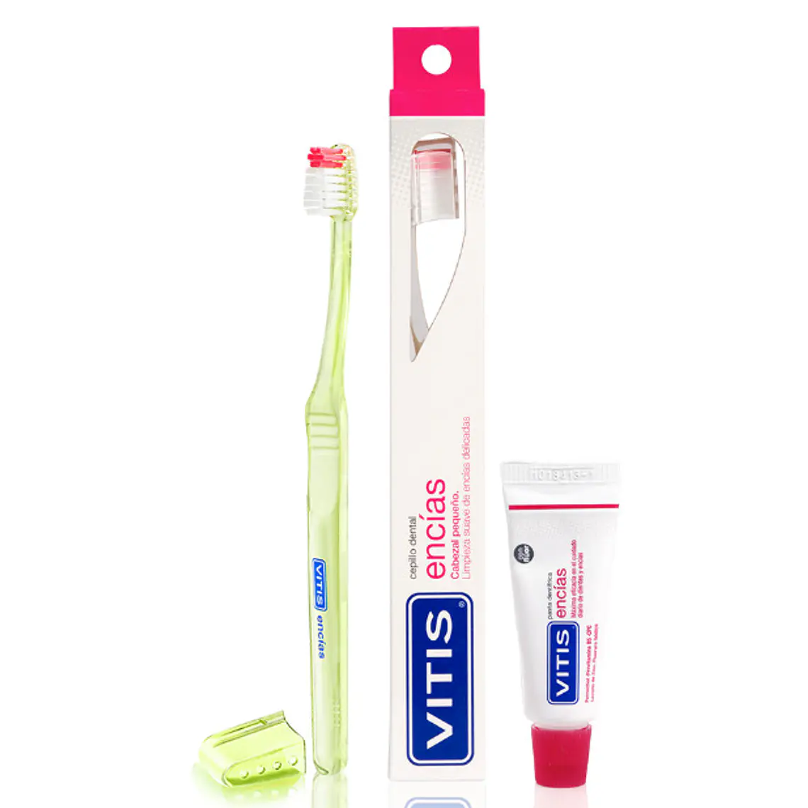 Vitis Cepillo dental Encías + Pasta dental Encías 15 ml. 1