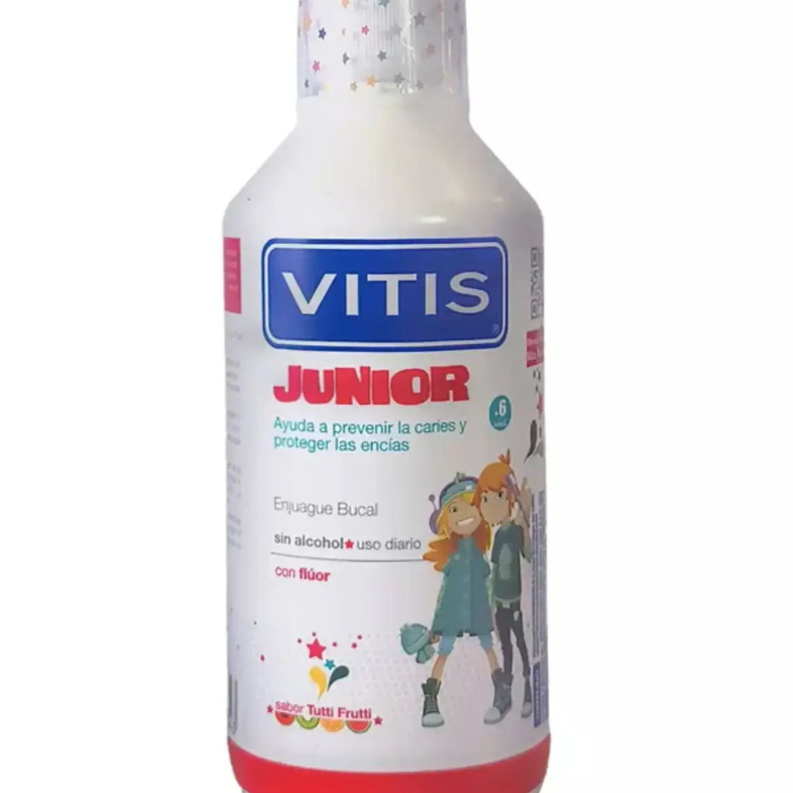 Vitis Enjuague bucal Junior Tutti Frutti 500 ml. 1