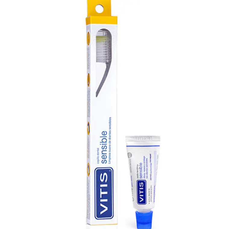 Vitis Cepillo dental Sensible + Pasta dental Sensible 15 ml. 1