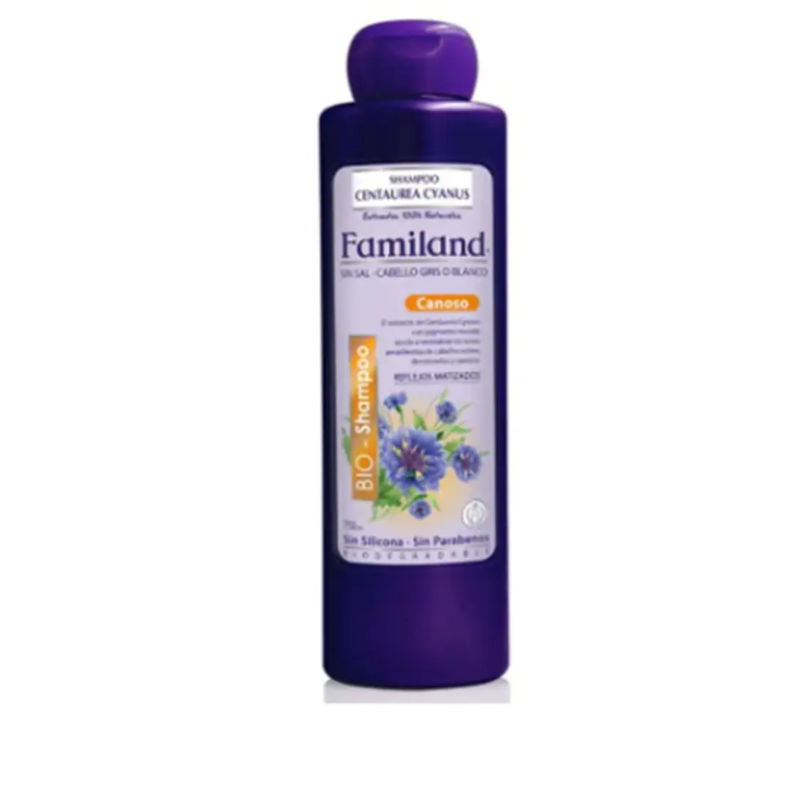 Familand Shampoo Centaurea Cyanus Canoso 750 ml. 1