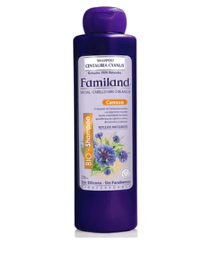 Familand Shampoo Centaurea Cyanus Canoso 750 ml.