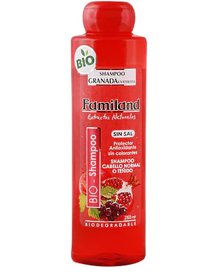 Familand Shampoo Granada Uva terapia 750 ml.