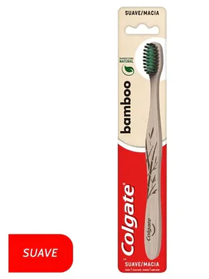 Cepillo dental Colgate Bamboo suave.