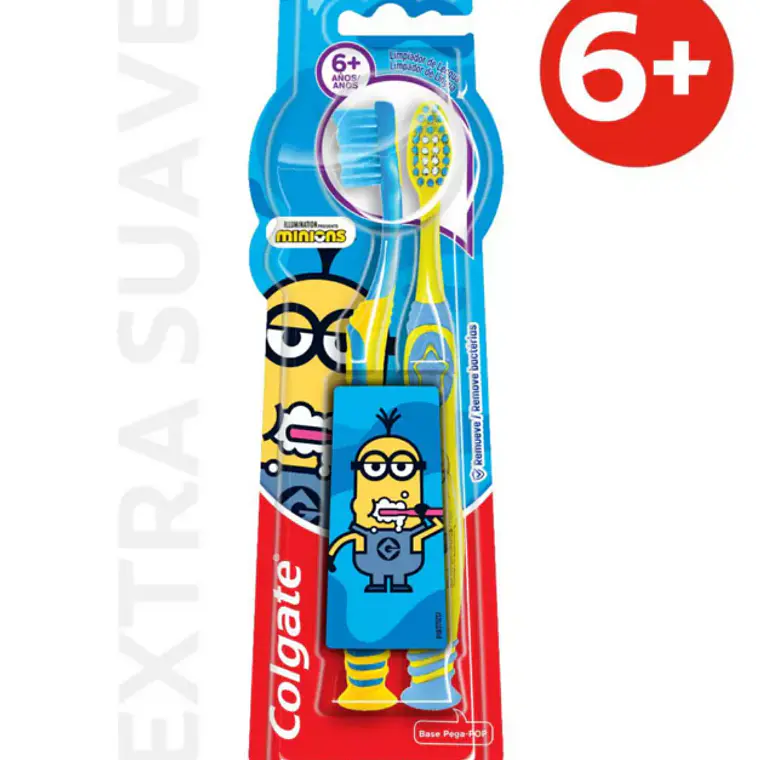 Cepillos dentales Colgate Smiles Minions 2 Unidades. 1