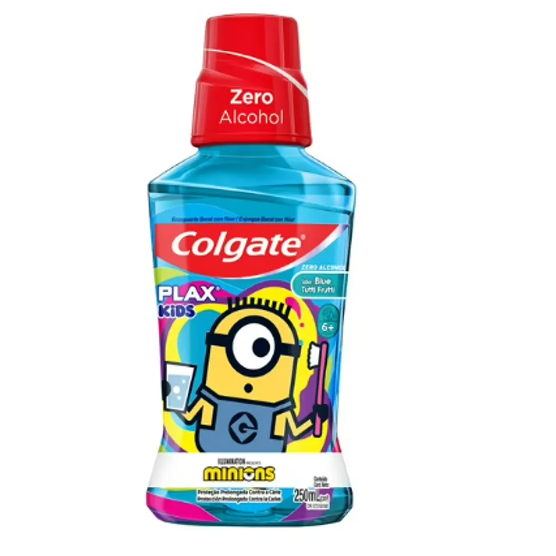 Enjuague bucal Colgate Plax Kids Minions 250 ml. 1