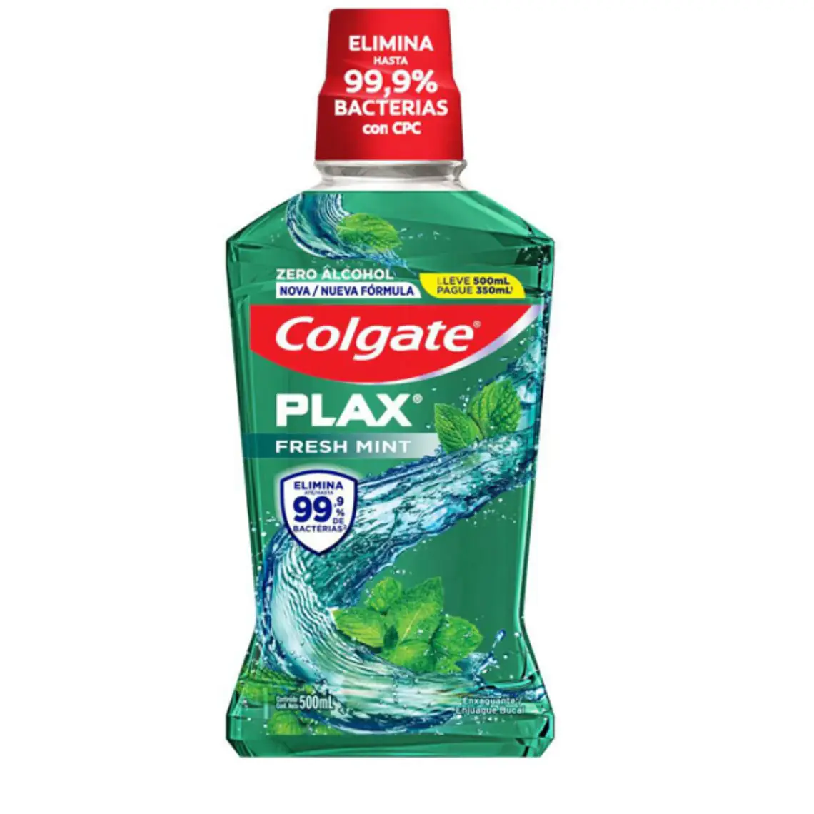 Enjuague bucal Colgate Plax Fresh mint 500 ml. 1