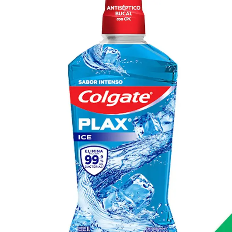 Enjuague bucal Colgate Plax Ice 1 Litro. 1
