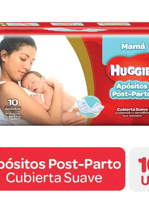 Apósito Post-parto Huggies 10 Unidades.