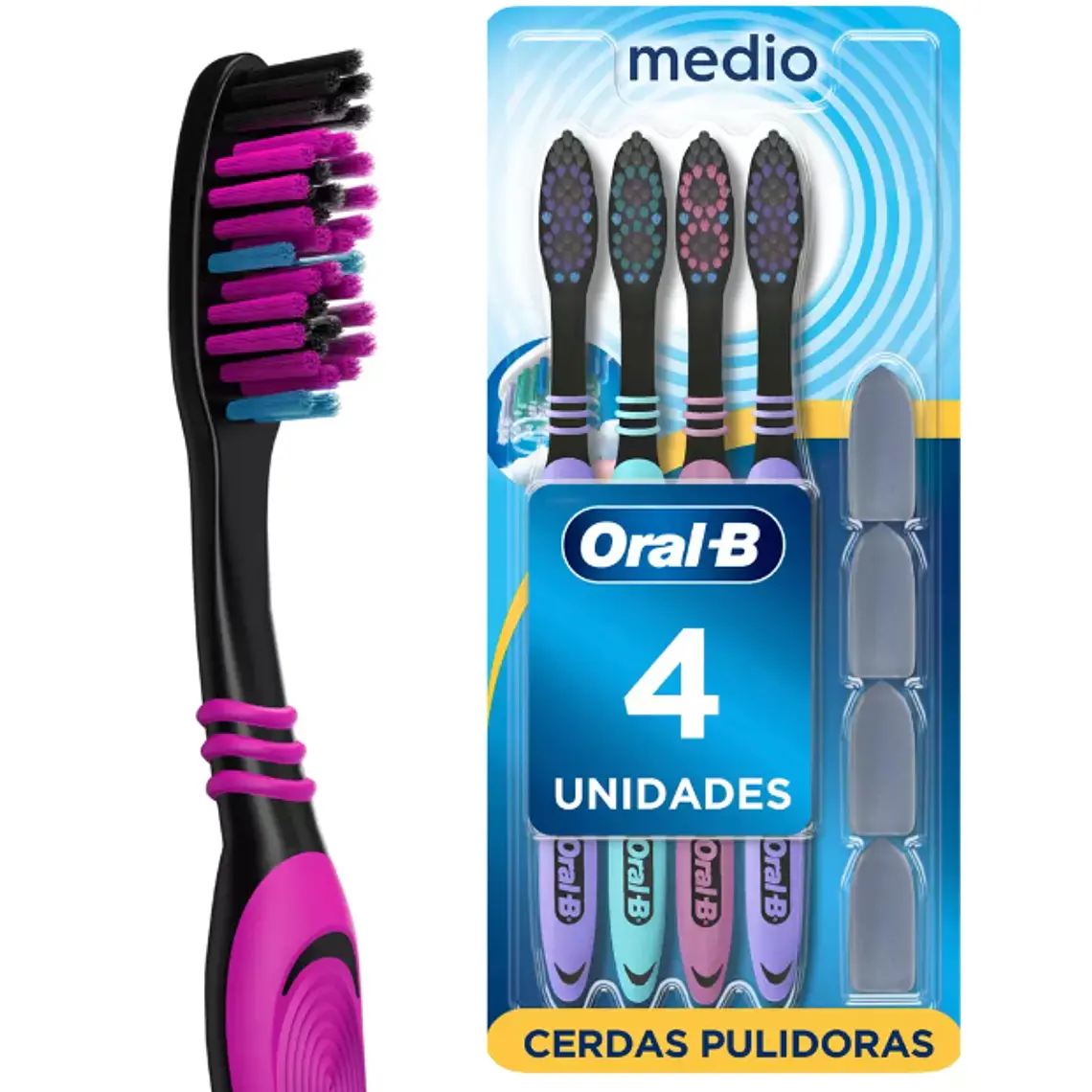 Cepillo dental Oral B Complete Black 4 Unidades. 1