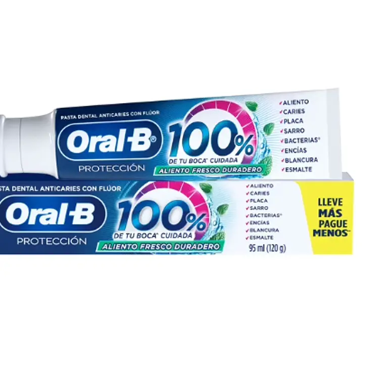 Pasta dental Oral B 100 % 50 g. 1