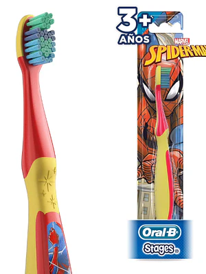 Cepillo dental kids Oral B Stages Spiderman Suave 3+