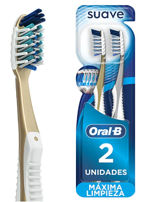 Cepillo dental Oral B Advance Suave 2 Unidades.