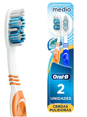 Cepillo dental Oral B Complete Medio 2 Unidades.