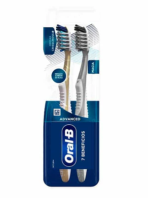 Cepillo dental Oral B Advanced suave Pro salud 2 Unidades.