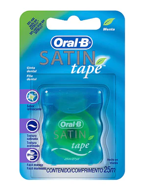 Hilo dental Oral B Satín tape 25 Metros.