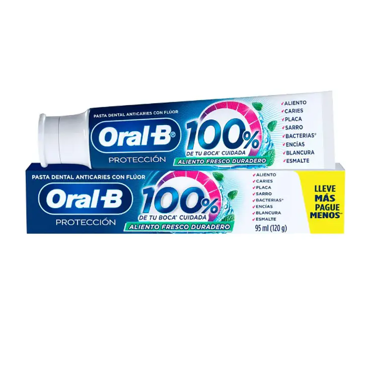 Pasta dental Oral B 100 % 120 g. 1