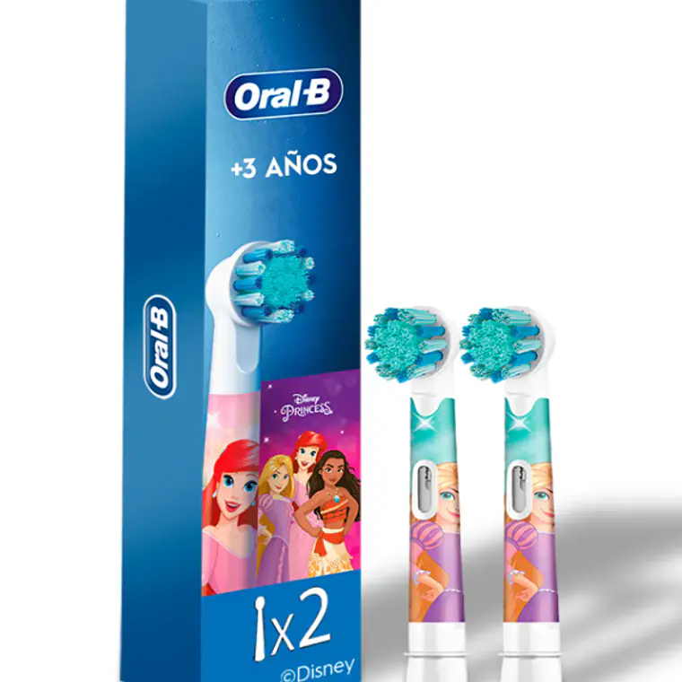 Cabezales de repuesto Cepillo eléctrico Oral B Disney Princess 2 Unidades. 1