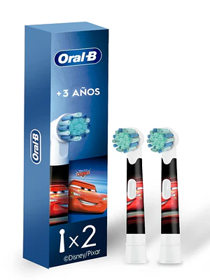 Cabezales de repuesto Cepillo eléctrico Oral B Disney cars 2 Unidades.