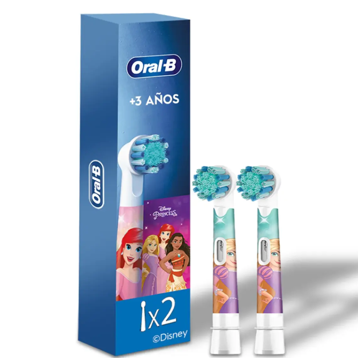 Cabezales de repuesto Cepillo de dientes eléctrico Oral B Frozen 2 Unidades. 1