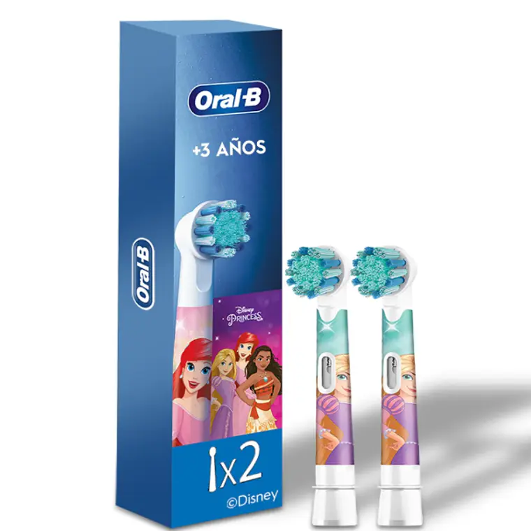 Cabezales de repuesto Cepillo de dientes eléctrico Oral B Frozen 2 Unidades. 1
