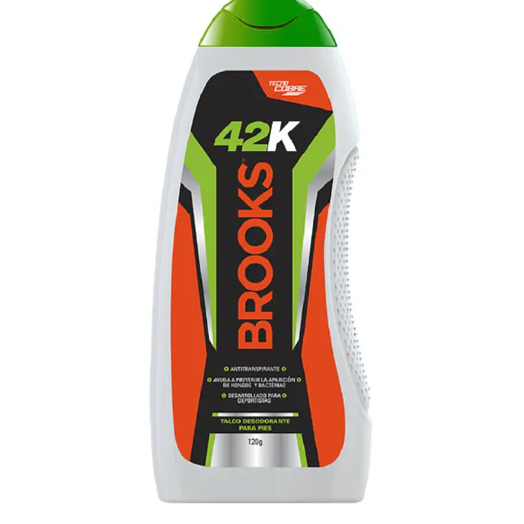 Brooks Talco desodorante para pies 42K 120 g. 1